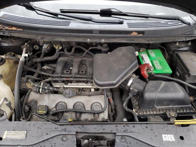 2FMDK3JC6ABA22876 - 2010 FORD EDGE SEL BLACK photo 7