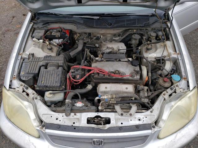 1HGEJ814XYL007827 - 2000 HONDA CIVIC EX SILVER photo 11