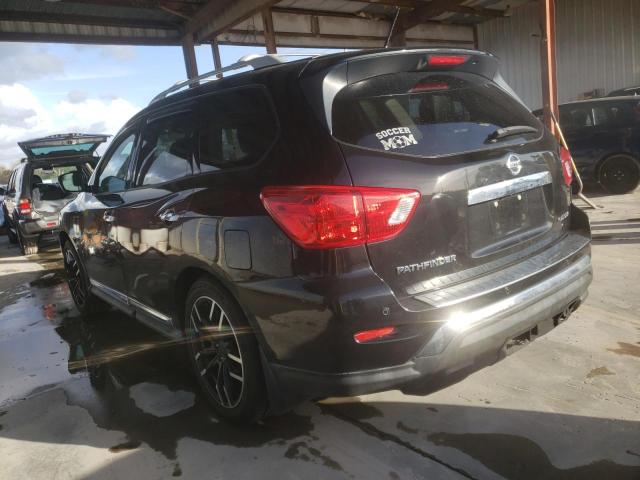 5N1DR2MN1HC639597 - 2017 NISSAN PATHFINDER S BLACK photo 2