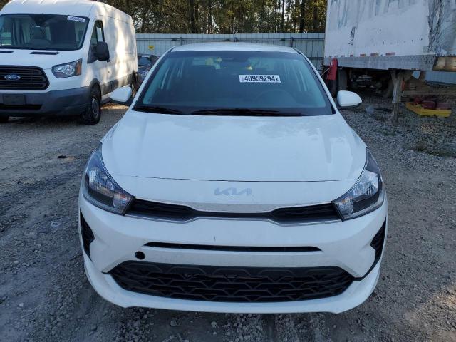 3KPA24AD1PE562353 - 2023 KIA RIO LX WHITE photo 5