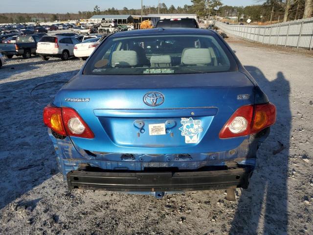 JTDBL40E799084961 - 2009 TOYOTA COROLLA BASE BLUE photo 6
