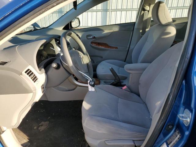 JTDBL40E799084961 - 2009 TOYOTA COROLLA BASE BLUE photo 7