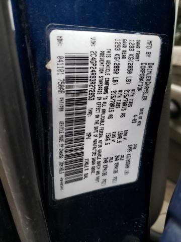 2C4GP24R93R272653 - 2003 CHRYSLER TOWN & COU 蓝色 照片 13