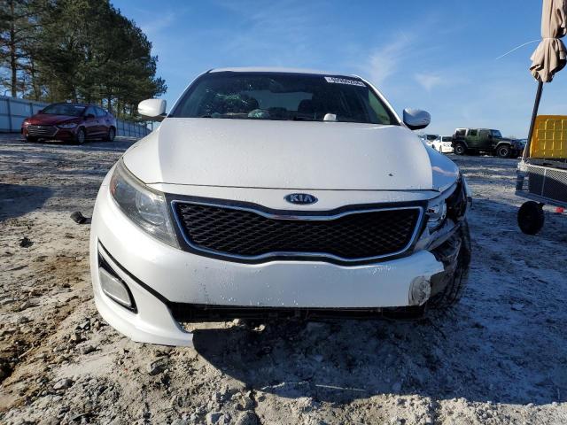 5XXGN4A76FG518348 - 2015 KIA OPTIMA EX WHITE photo 5