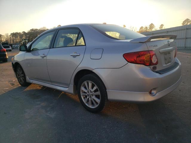 2T1BU4EEXAC529245 - 2010 TOYOTA COROLLA BASE SILVER photo 2