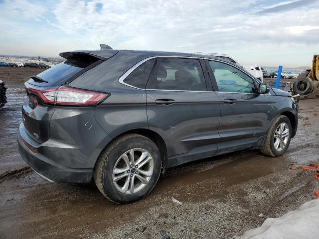 2FMTK4J83FBC11876 - 2015 FORD EDGE SEL GRAY photo 3