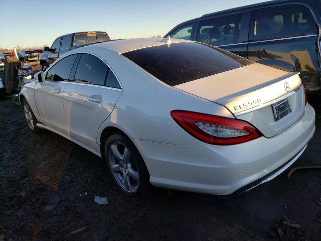 WDDLJ9BB8DA058537 - 2013 MERCEDES-BENZ CLS 550 4MATIC WHITE photo 2