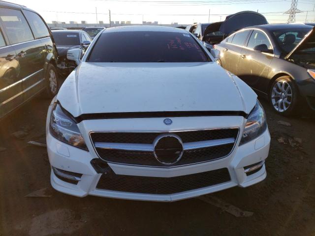 WDDLJ9BB8DA058537 - 2013 MERCEDES-BENZ CLS 550 4MATIC WHITE photo 5