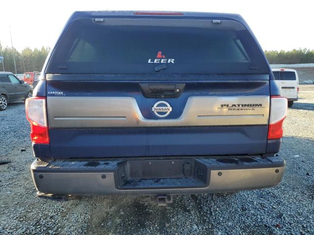 1N6AA1E51JN544634 - 2018 NISSAN TITAN SV BLUE photo 6