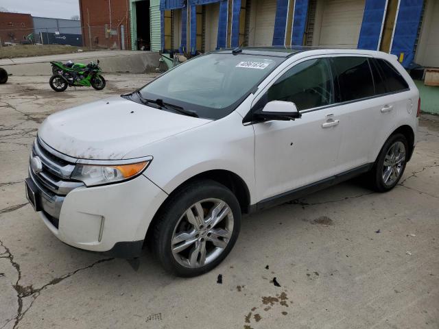 2FMDK3KC2DBA43775 - 2013 FORD EDGE LIMITED WHITE photo 1