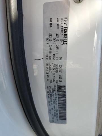 2C4RC1BG8KR582940 - 2019 CHRYSLER PACIFICA TOURING L WHITE photo 14