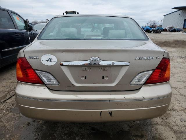 4T1BF28B8YU085579 - 2000 TOYOTA AVALON XL TAN photo 6