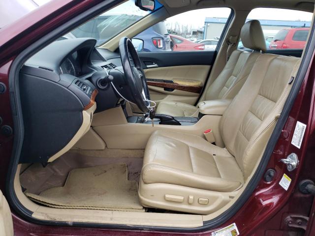 1HGCP2F87BA077903 - 2011 HONDA ACCORD EXL MAROON photo 7