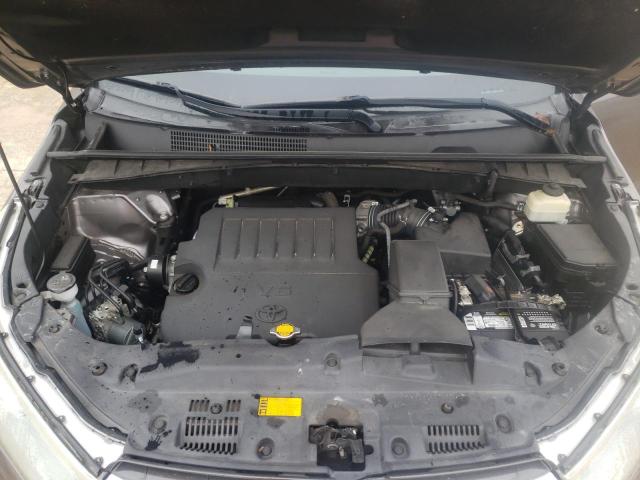 5TDKKRFH2FS070996 - 2015 TOYOTA HIGHLANDER XLE ნაცრისფერი ფოტო 11
