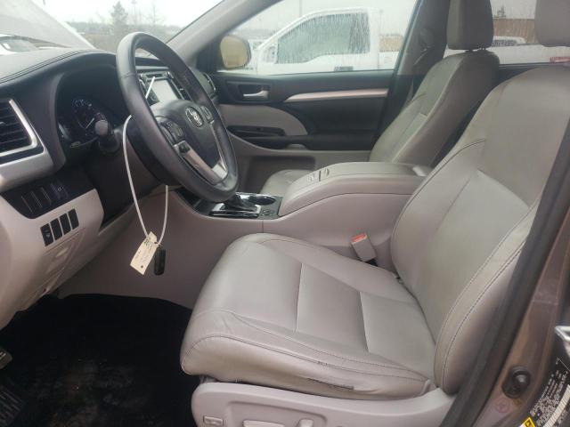 5TDKKRFH2FS070996 - 2015 TOYOTA HIGHLANDER XLE ნაცრისფერი ფოტო 7