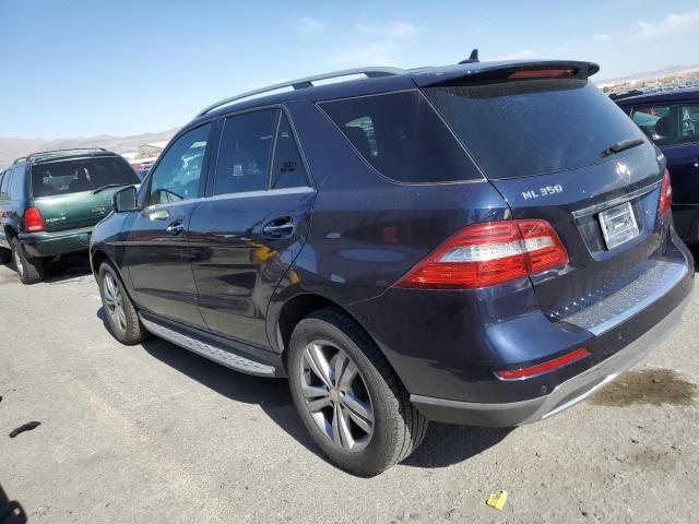 4JGDA2EB8DA196480 - 2013 MERCEDES-BENZ ML 350 BLUETEC BLUE photo 2