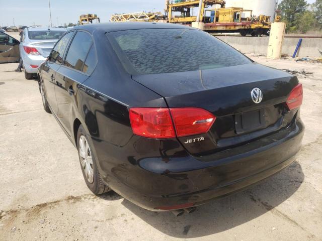 3VW2K7AJ7EM317729 - 2014 VOLKSWAGEN JETTA BASE Qara foto 3