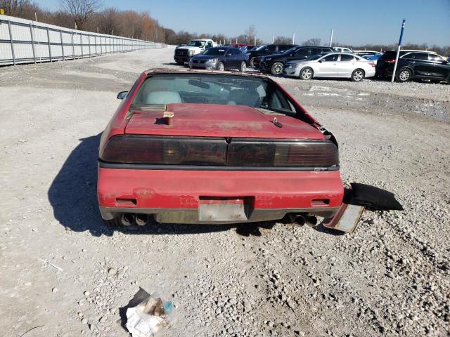 1G2PG9794GP280949 - 1986 PONTIAC FIERO GT RED photo 6