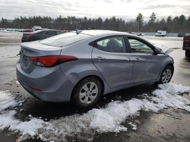 5NPDH4AE3GH782805 - 2016 HYUNDAI ELANTRA SE SILVER photo 3