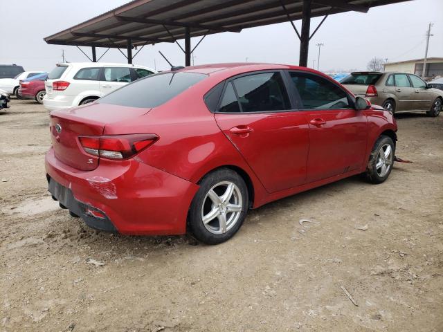 3KPA24AB4KE204705 - 2019 KIA RIO S RED photo 3