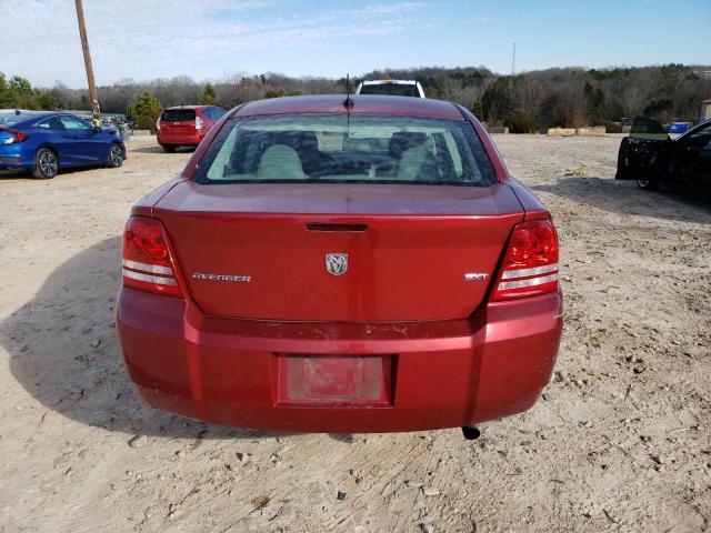 1B3LC56KX8N249187 - 2008 DODGE AVENGER SXT BURGUNDY photo 6