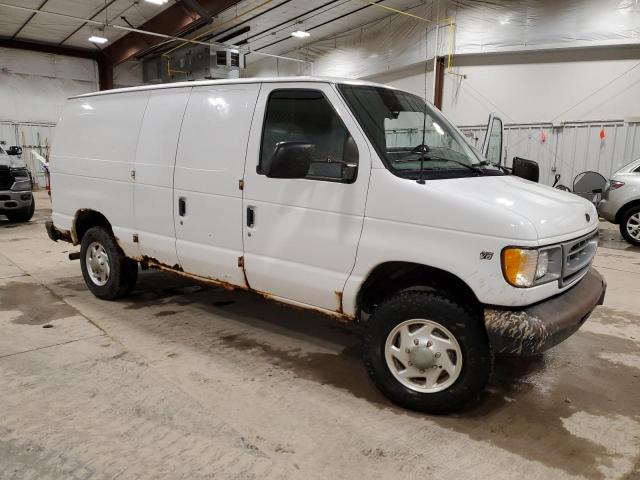 1FTSE34L71HB56958 - 2001 FORD ECONOLINE E350 SUPER DUTY VAN WHITE photo 4