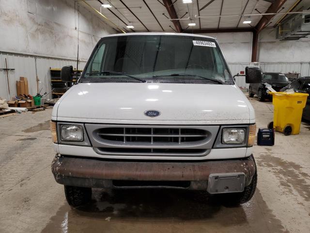 1FTSE34L71HB56958 - 2001 FORD ECONOLINE E350 SUPER DUTY VAN WHITE photo 5