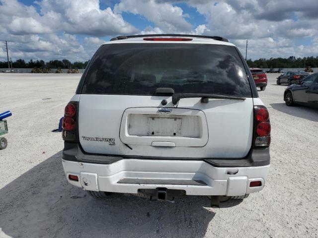 1GNDS13S682141404 - 2008 CHEVROLET TRAILBLAZE LS WHITE photo 6