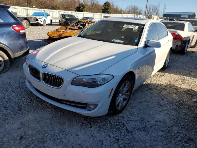 WBAXG5C53DD228553 - 2013 BMW 5 SERIES I WHITE photo 1