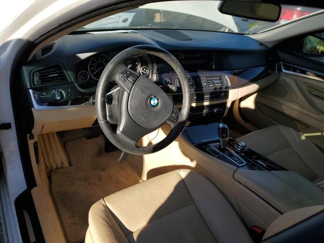 WBAXG5C53DD228553 - 2013 BMW 5 SERIES I WHITE photo 8