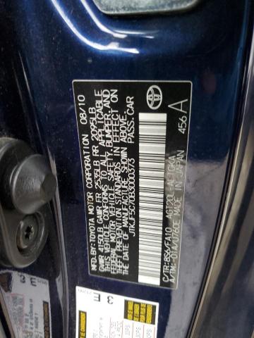 JTKJF5C70B3000373 - 2011 TOYOTA SCION TC ლურჯი ფოტო 12