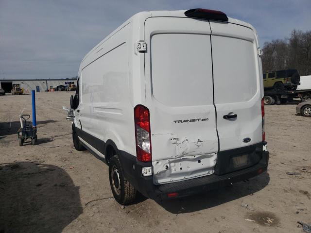 1FTYR2CM2KKA28912 - 2019 FORD TRANSIT T-250 WHITE photo 2