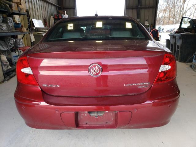 2G4WD582871230347 - 2007 BUICK LACROSSE CXL MAROON photo 6