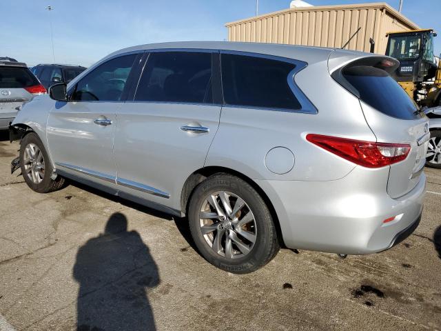 5N1AL0MM8DC341512 - 2013 INFINITI JX35 SILVER photo 2