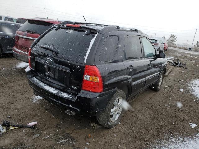 KNDJF723077366979 - 2007 KIA SPORTAGE EX BLACK photo 3