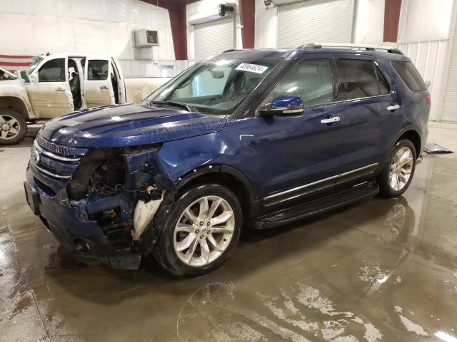 1FMHK8F81CGA04834 - 2012 FORD EXPLORER LIMITED BLUE photo 1