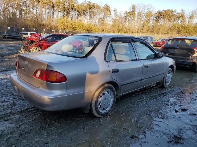 2T1BR12E7YC372563 - 2000 TOYOTA COROLLA VE BEIGE photo 3