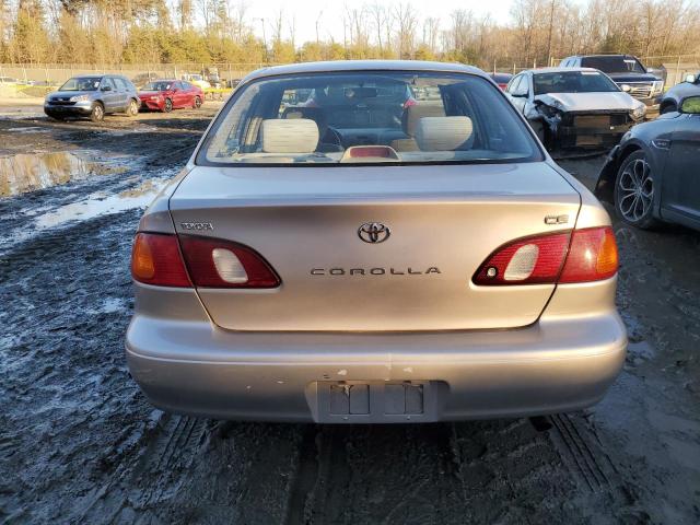 2T1BR12E7YC372563 - 2000 TOYOTA COROLLA VE BEIGE photo 6