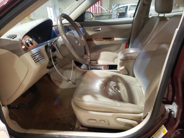 2G4WD582561302944 - 2006 BUICK LACROSSE CXL BURGUNDY photo 7