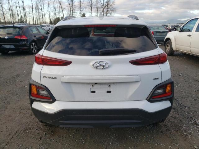 KM8K6CAA2LU440276 - 2020 HYUNDAI KONA SEL P WHITE photo 6