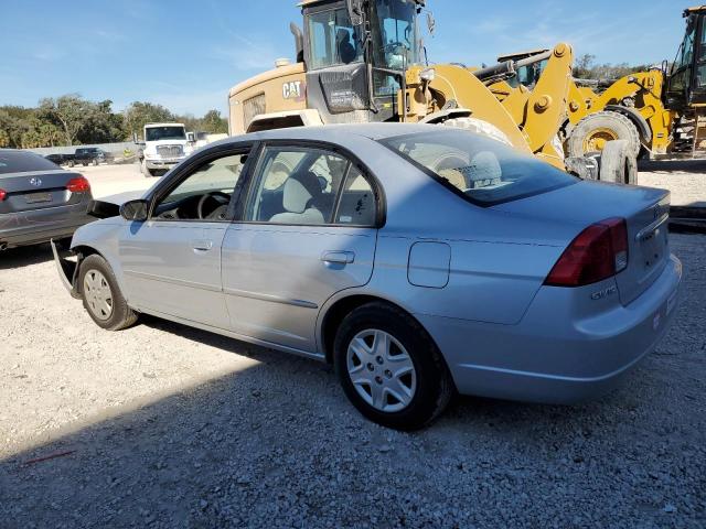 2HGES16553H578346 - 2003 HONDA CIVIC LX SILVER photo 2