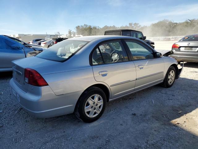 2HGES16553H578346 - 2003 HONDA CIVIC LX SILVER photo 3