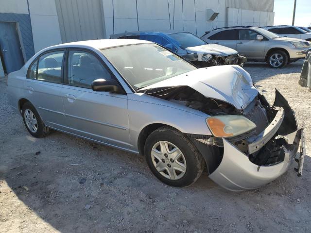 2HGES16553H578346 - 2003 HONDA CIVIC LX SILVER photo 4