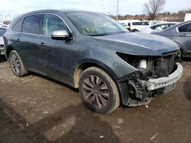 5FRYD4H49GB005634 - 2016 ACURA MDX TECHNOLOGY GRAY photo 4