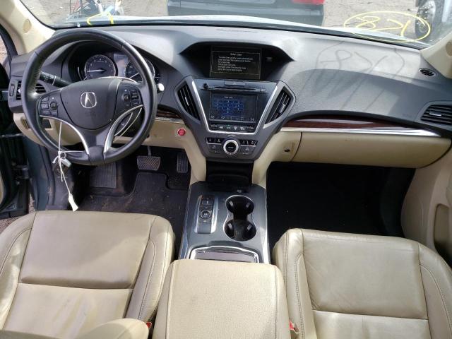 5FRYD4H49GB005634 - 2016 ACURA MDX TECHNOLOGY GRAY photo 8