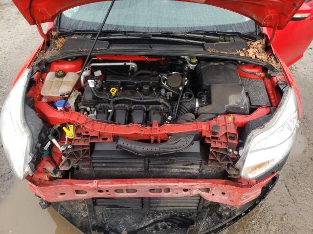 1FADP3F24EL424204 - 2014 FORD FOCUS SE RED photo 11