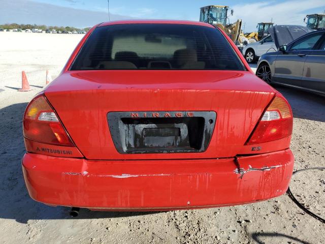 JA3AY26CX1U032506 - 2001 MITSUBISHI MIRAGE ES RED photo 6