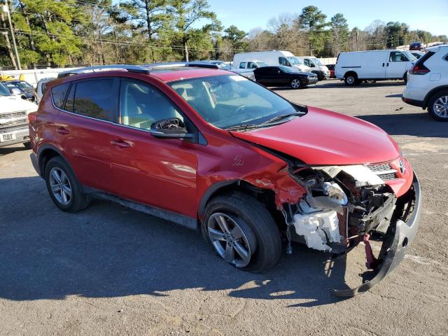 2T3WFREV2FW224179 - 2015 TOYOTA RAV4 XLE RED photo 4