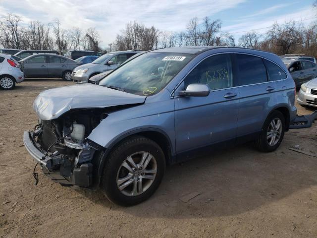 JHLRE4H76BC021411 - 2011 HONDA CR-V EXL SILVER photo 1