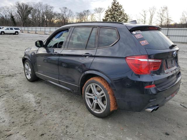 5UXWX7C55E0E76596 - 2014 BMW X3 XDRIVE35I BLACK photo 2